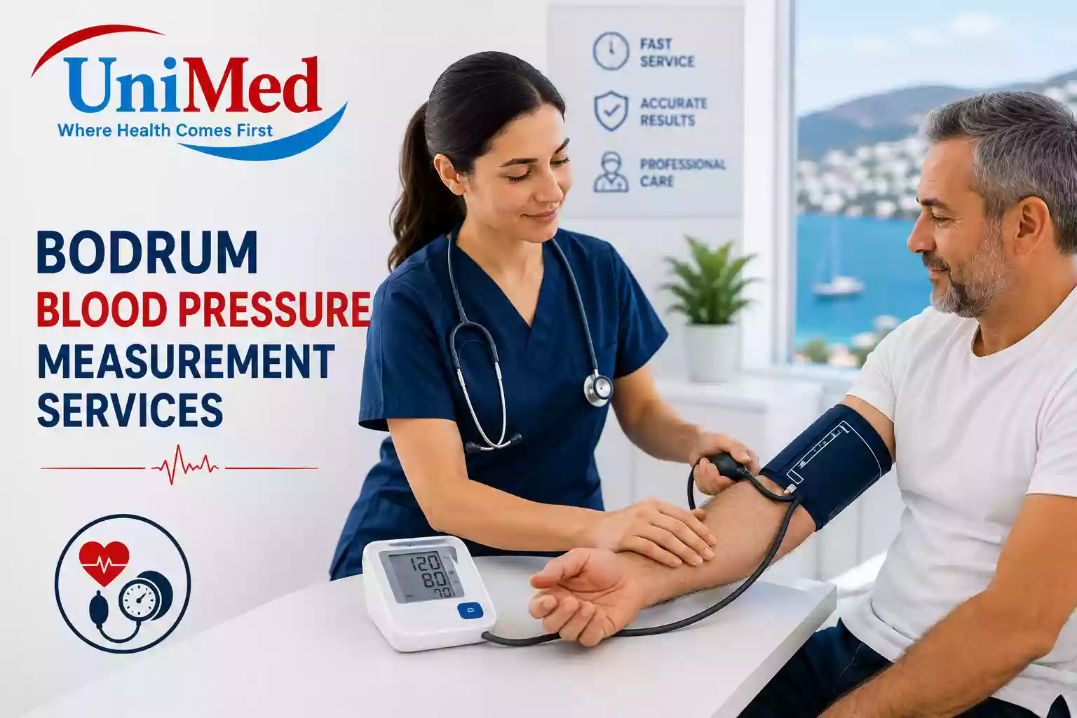 Blood Pressure Measurement Service in Bodrum