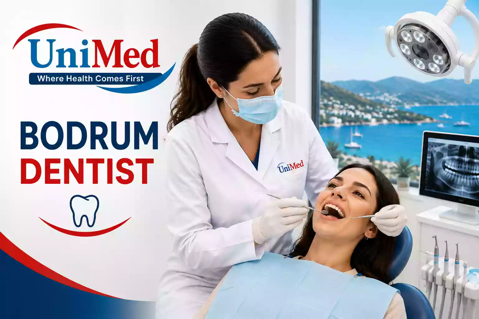 Dentist in Bodrum for dental examination and treatment