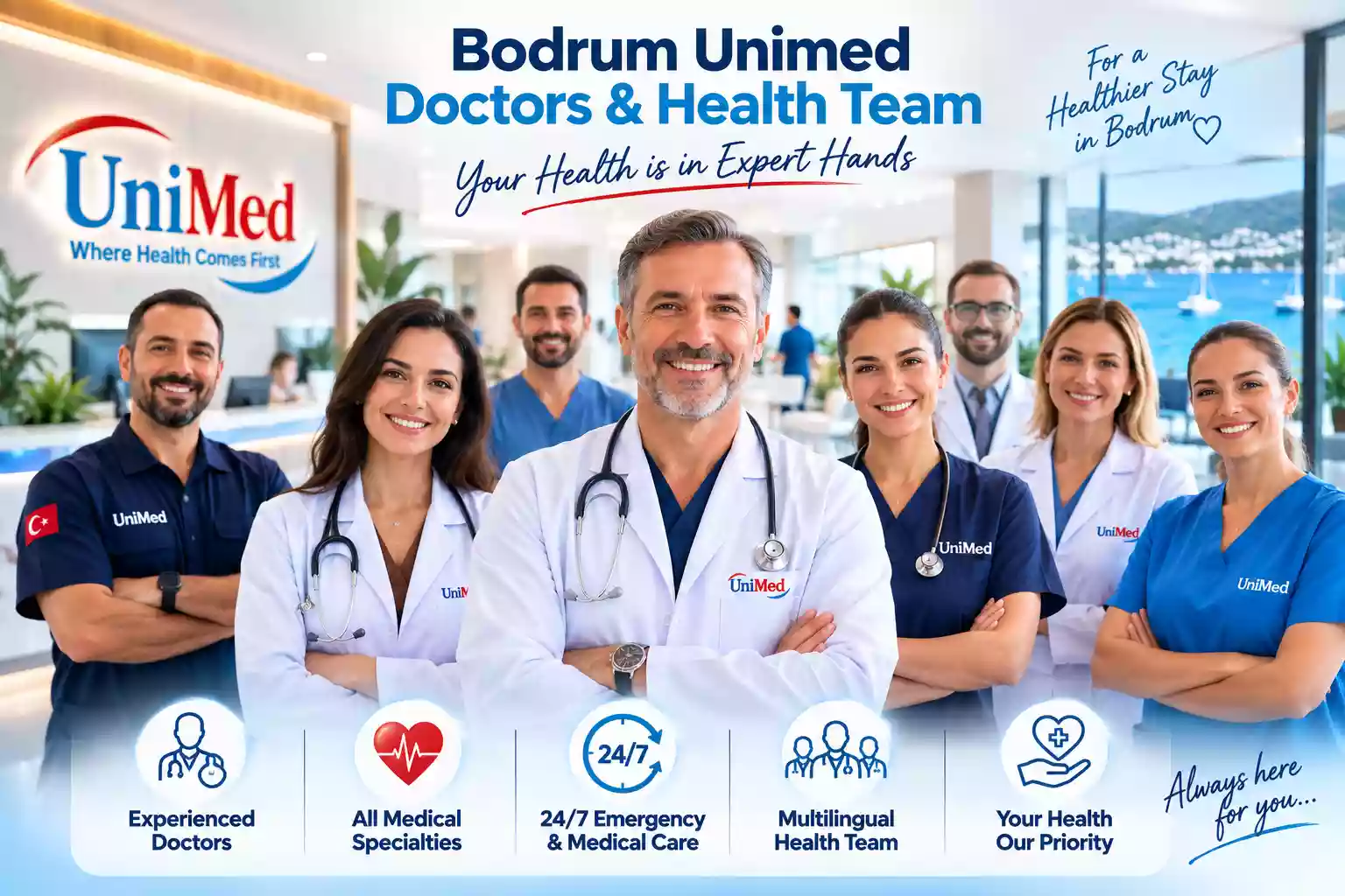 Unimed Bodrum Doctors and Healthcare Team